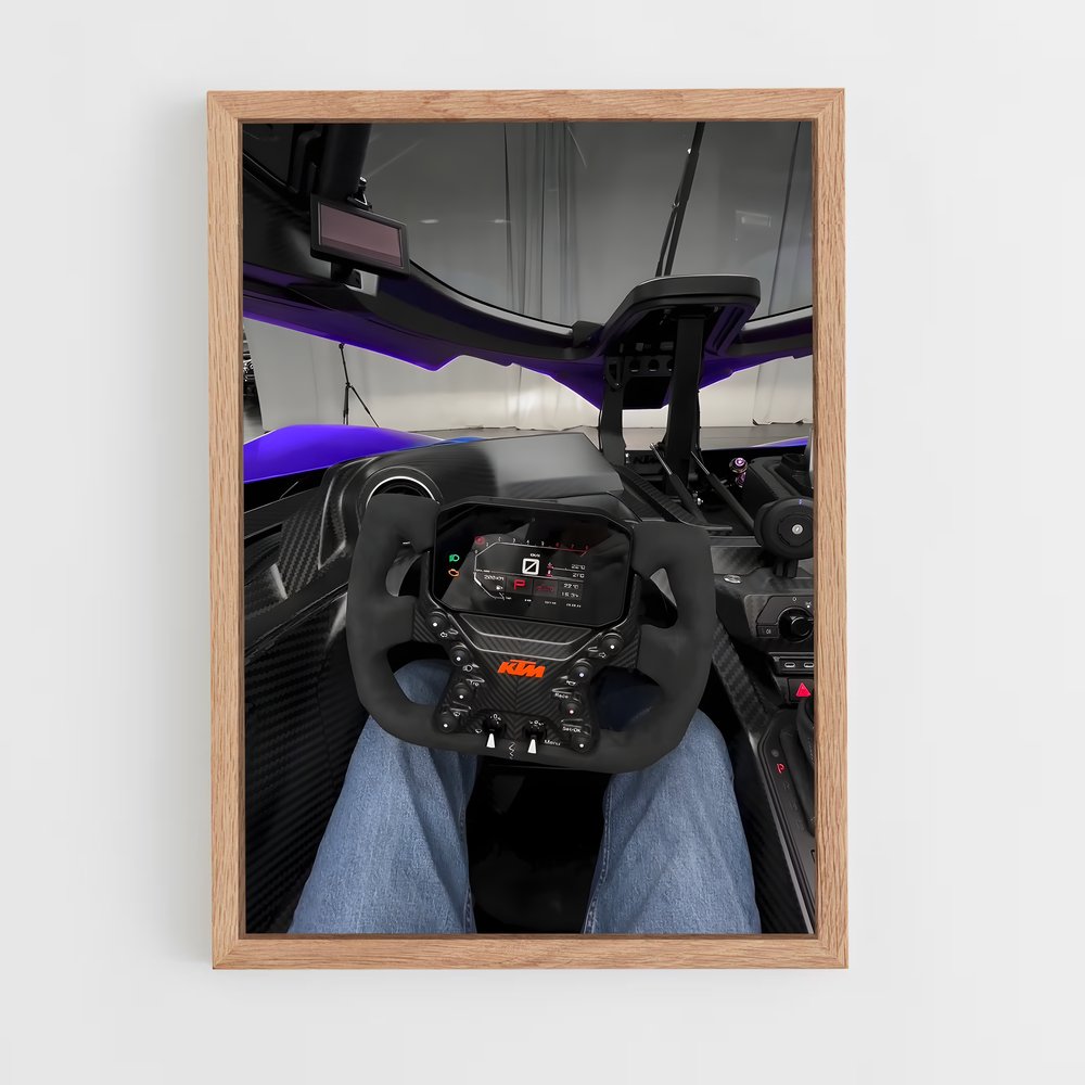 Poster Conduite Futuriste – affiche KTM (vue 4)